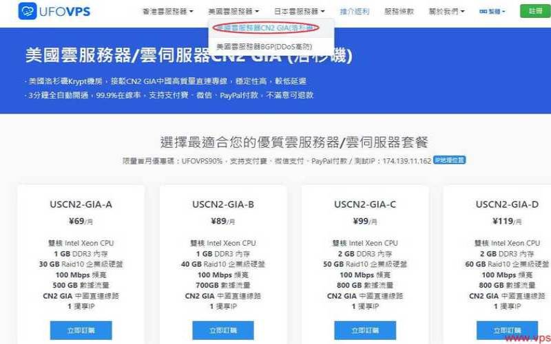 iON圣诞节优惠美国洛杉矶CN2云服务器六折（苹果vps加速器）