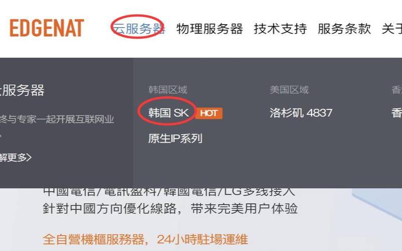edgeNAT韩国SKVPS月付8折/年付7折,48元/月三网SK线路/2核/2G/20G edgeNAT韩国SKVPS月付8折/年付7折,48元/月三网SK线路/2核/2G/20G