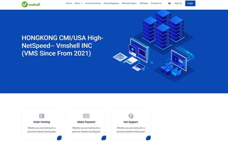 VmShell（香港CMI夏季2022最新活动,支付宝／USDT／PAYPAL／信用卡,三日退款保障 FQ好鸡！）