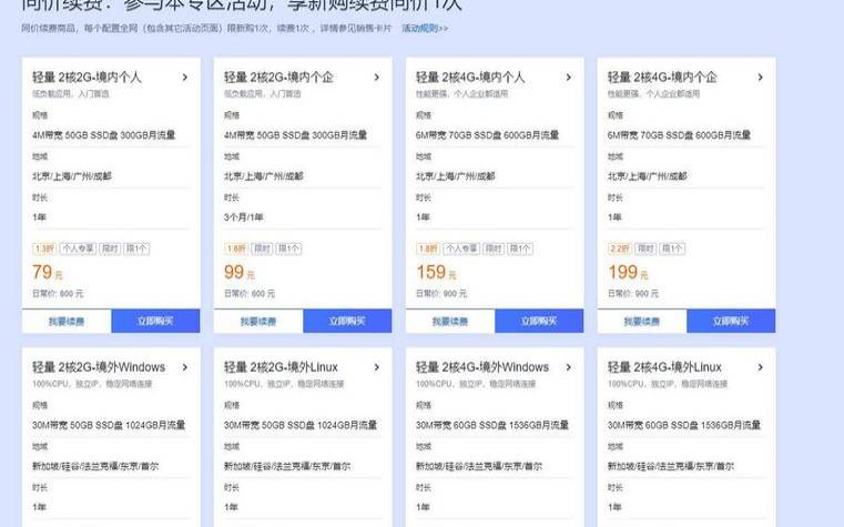 腾讯云服务器续费多少钱
