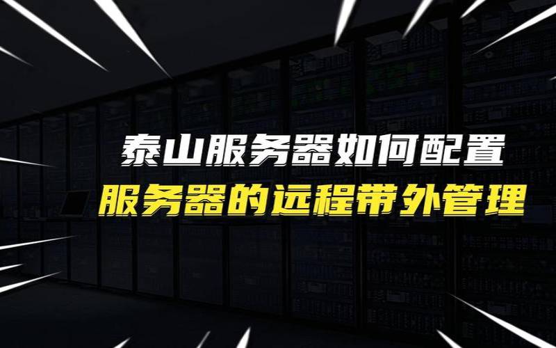 什么是服务器管理（服务器管理是什么工作）