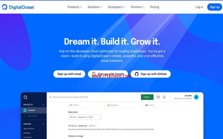DigitalOcean稳定可靠的按小时计费云服务器,cloud.digitalocean DigitalOcean稳定可靠的按小时计费云服务器,cloud.digitalocean