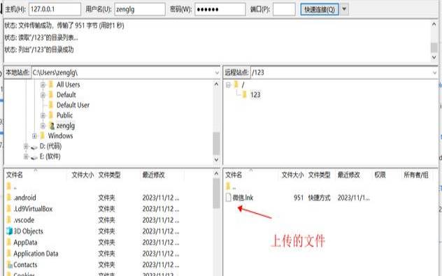 ftp服务器日志有什么信息