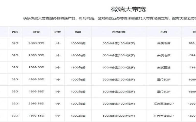 为专用服务器选择合适的带宽计划（专用服务器模式的含义）
