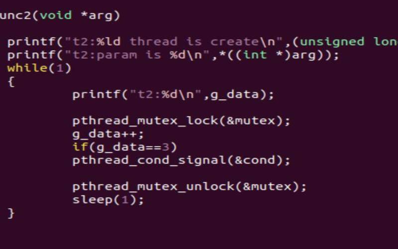Linux多线程编程实例代码分析（linux多线程编译命令）