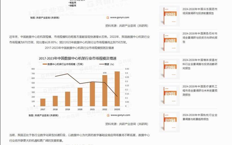 如何看待国内数据中心行业（数据中心行业发展潜力）
