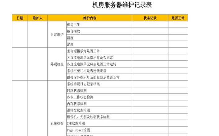 更智能的服务器维护技巧（服务器维护是怎么维护的）