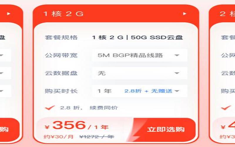 美国云服务器价格