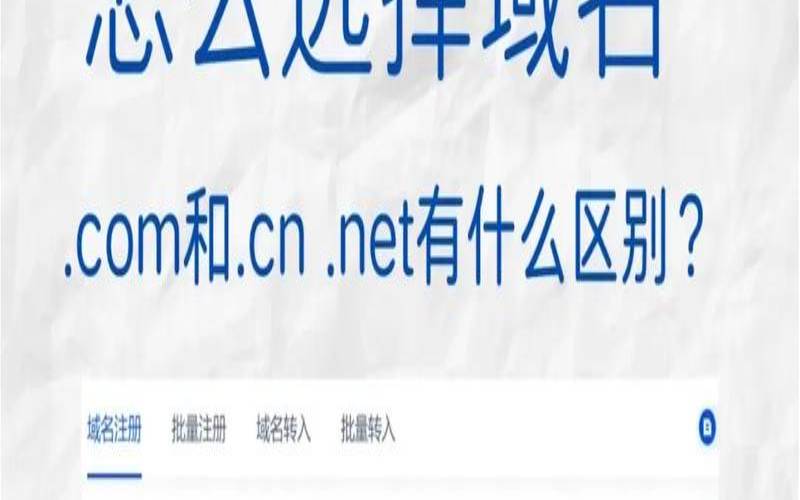 域名与网站（域名对网站的重要性）