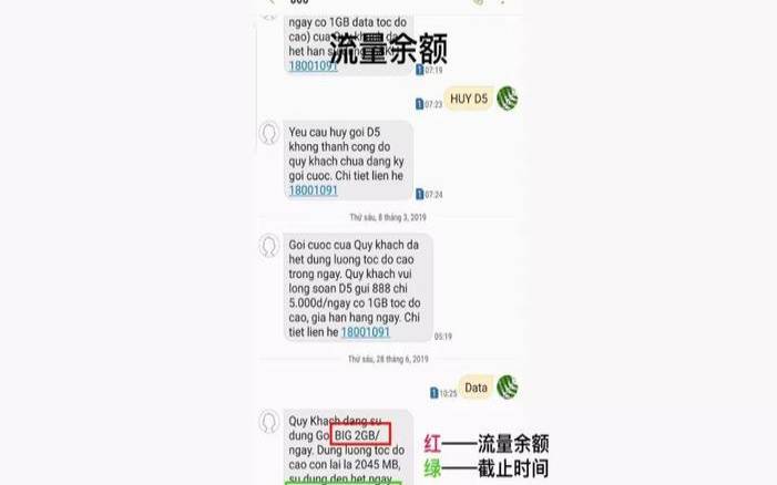越南上网流量怎么收费