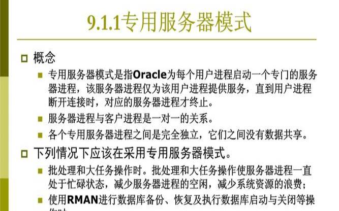 专用服务器占用的存储空间（专用服务器模式的含义）