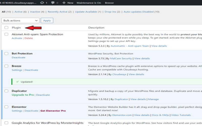 wordpress禁止更新插件