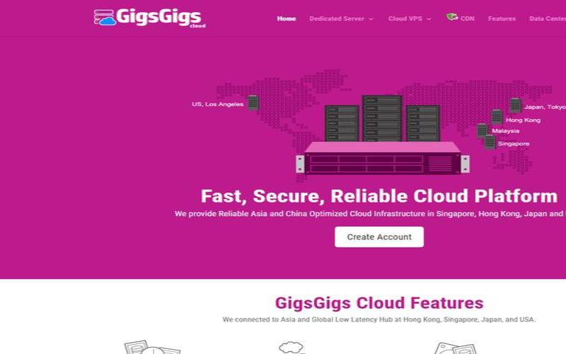 GigsGigsCloud中秋节促销／香港／洛杉矶全线产品终身八折／仅限中秋节当天