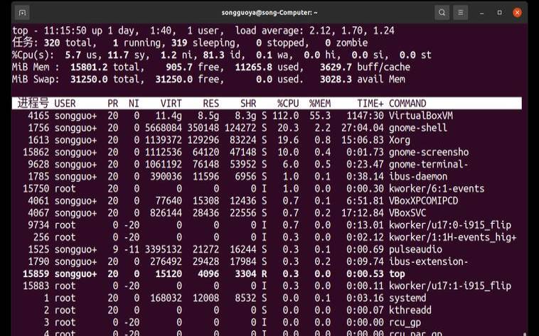 linux查看进程详细信息（shell命令查看进程状态）