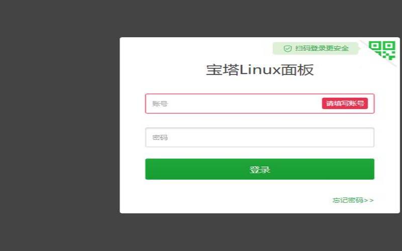 宝塔面板强制登录