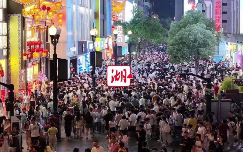 街道人流检测（城市人流街景）