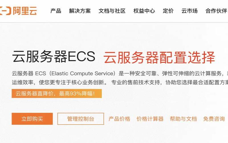 什么是阿里云服务器ECS（什么是阿里云服务器）