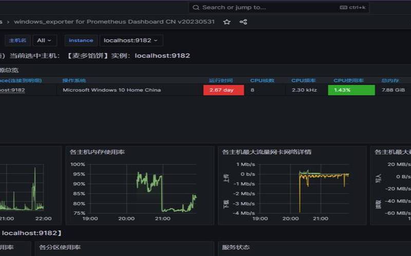 使用Windows主机进行系统监控和报警（windows硬件监控）