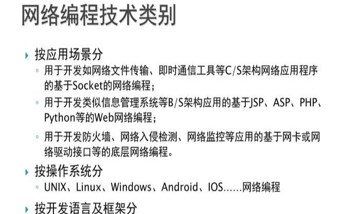 网络编程是什么（网络编程技术是什么）