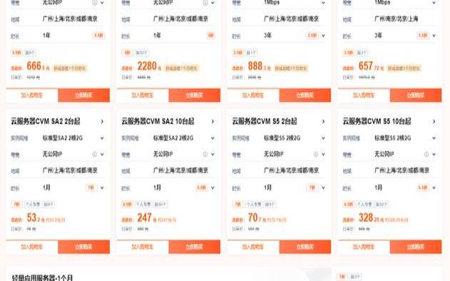 腾讯云流量包价格