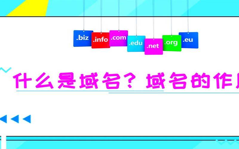 域名是什么（什么是域名它的作用是什么）